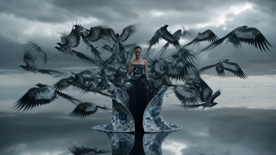 The raven dress