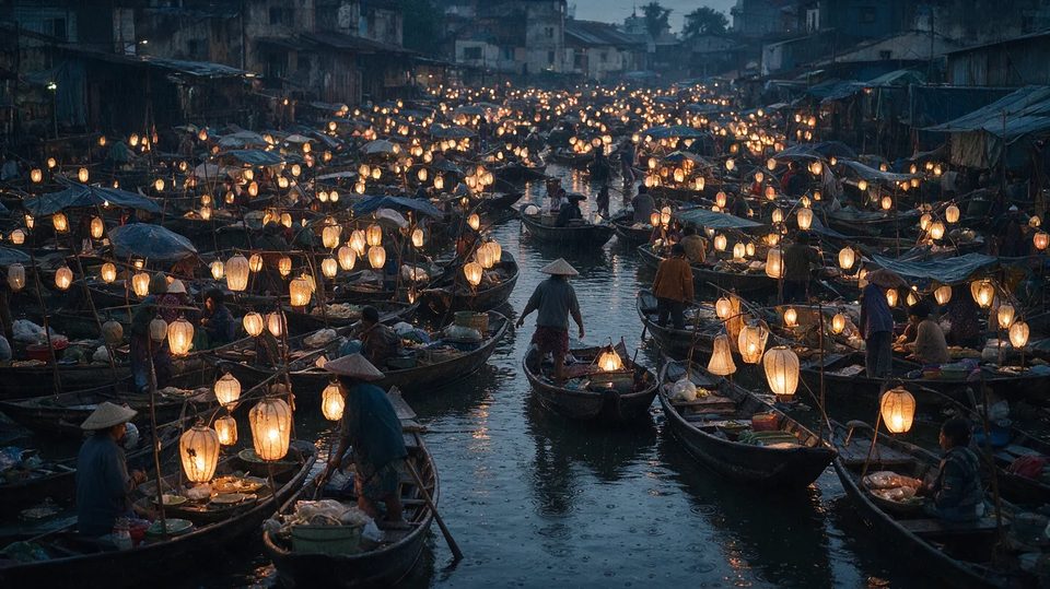 The lantern market