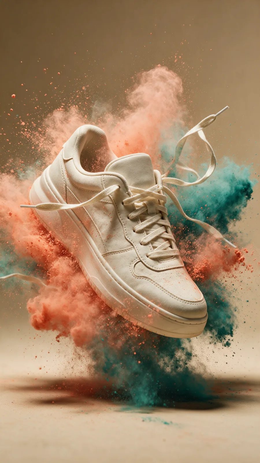 Powder burst sneaker