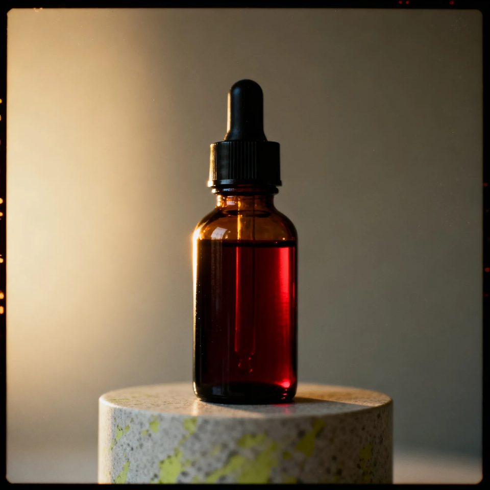 Dropper on a terrazzo plinth