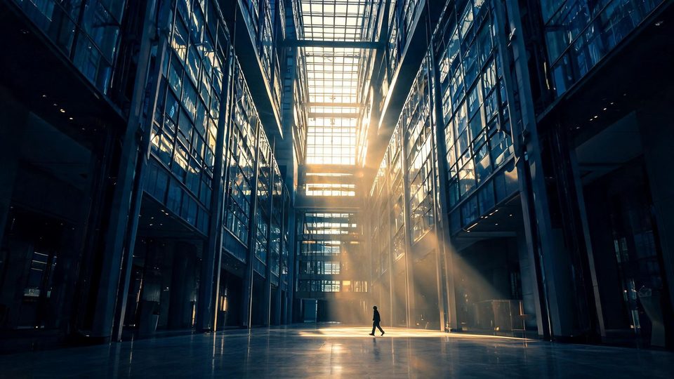 Light through the atrium