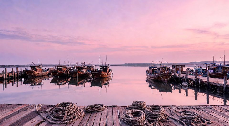 Harbour at dawn