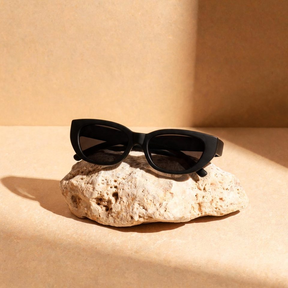 Sunglasses on limestone