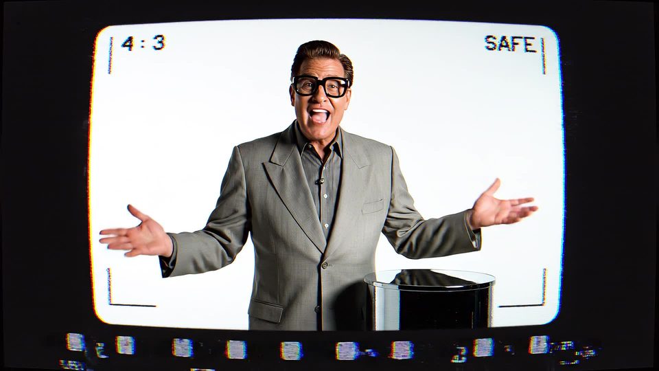 Retro CRT pitchman