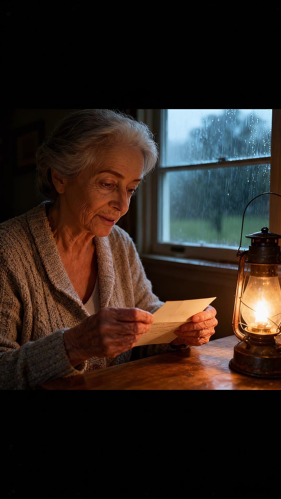 The letter by lantern