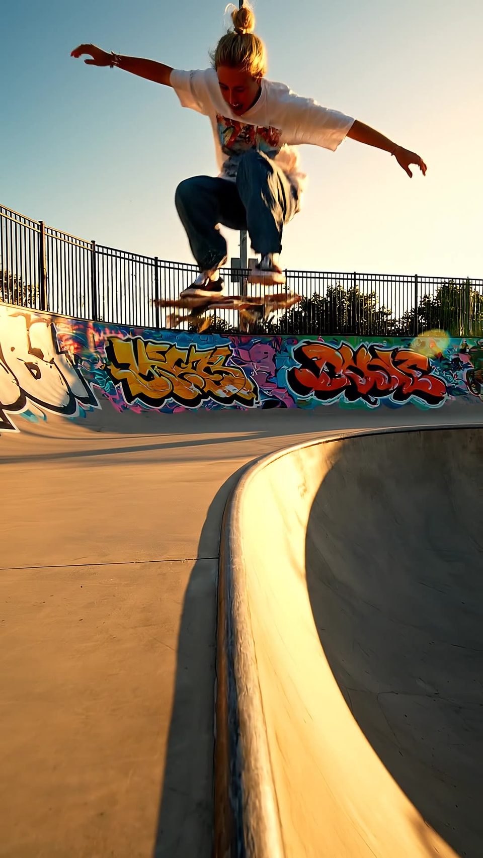 Drop in, land it