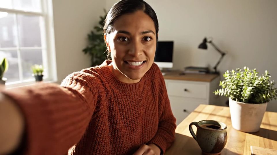 Creator at the desk