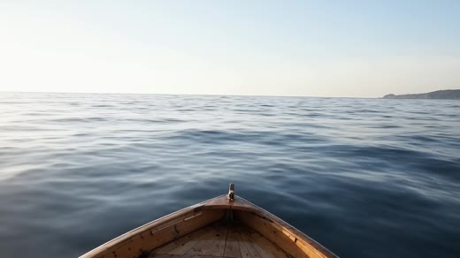 Small boat, late light