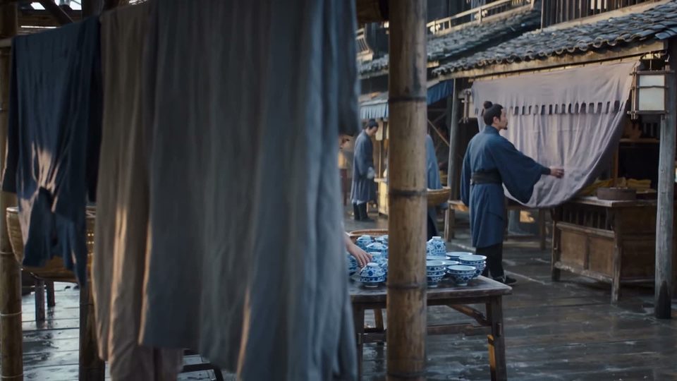 Edo market before the crowds