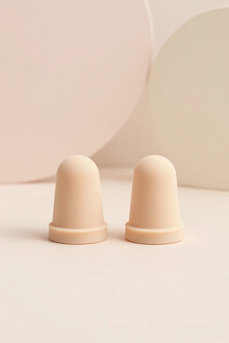Earplugs on cream
